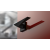 Klamka Blade czarna szyld kwadratowy Corona