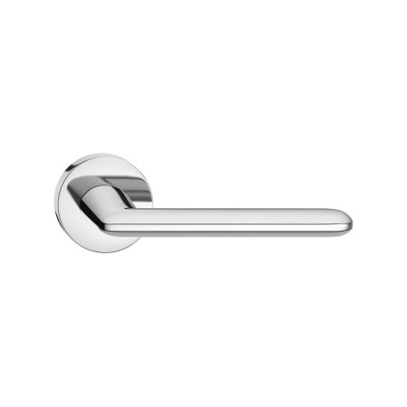Klamka Spark chrom połysk szyld okrągły Corona