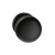 Gałka Orbis czarna 1 szt. na szyldzie okrągłym Corona