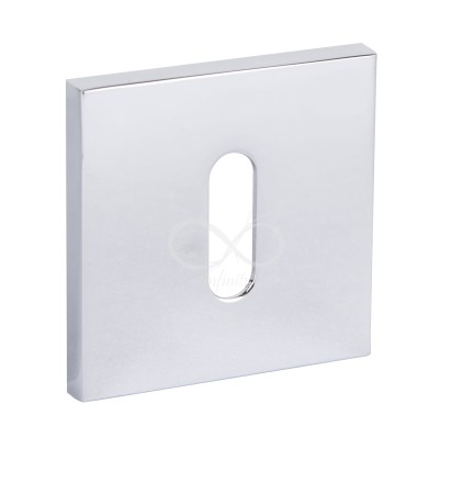 ROZETA kwadratowa RYQ S 701 KLUCZ - CHROM POŁYSK