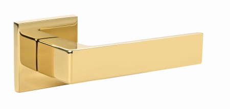 Klamka Apollo FIT KAF G00 szyld kwadratowy złoty  połysk Infinity Line