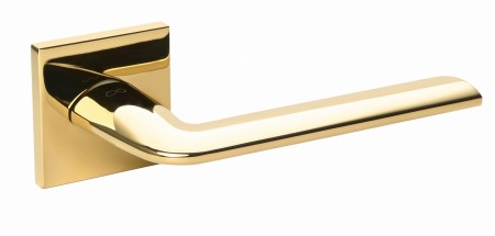 Klamka Stinger Fit KSR G00 szyld kwadratowy złoty połysk Infinity Line