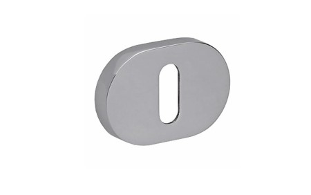 Rozeta owalna R75 chrom połysk klucz