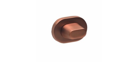 Rozeta owalna R75 miedź satyna WC