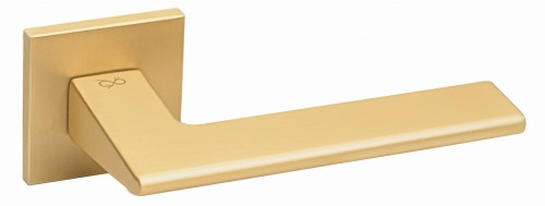 Przejdź do produktu Klamka Shark KSH MG00 rozeta kwadratowa złoty - mat Infinity Line