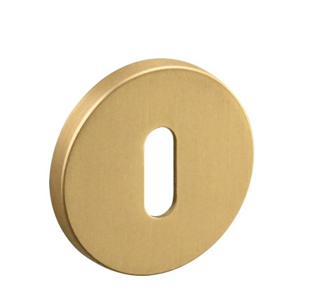 Rozeta okrągła FIT RFO MG01 klucz złoty-mat