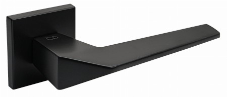 Klamka Ice Fit KCE B00 rozeta kwadratowa czarna Italian Design