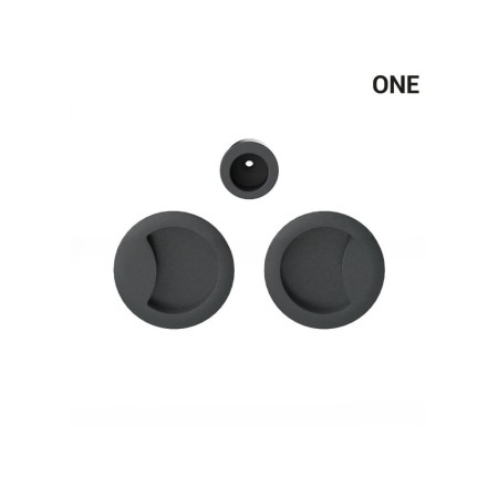 Uchwyt okrągły wpuszczany ONE do drzwi przesuwnych tytan