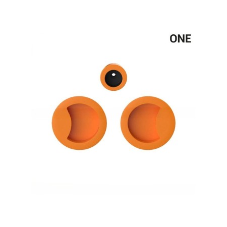 Uchwyt okrągły wpuszczany ONE do drzwi przesuwnych pomarańczowy zachód słońca