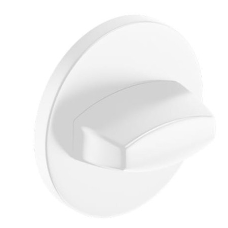 Rozeta okrągła SLIM WC biała
