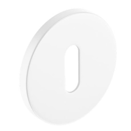 Rozeta okrągła SLIM na klucz biała