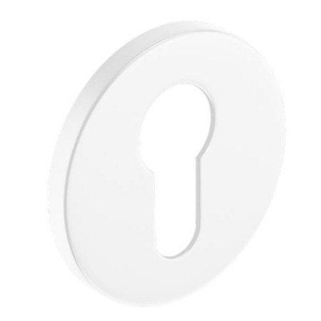 Rozeta okrągła SLIM na wkładkę biała