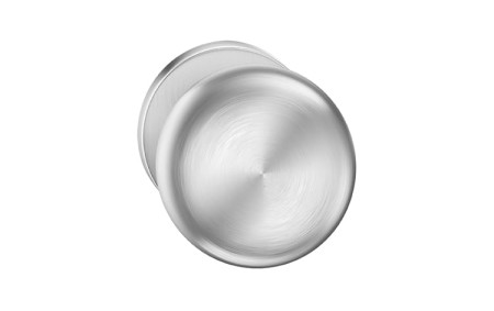 Gałka Orbis Slim szyld płaski okrągły 1 szt. chrom szczotkowany Corona