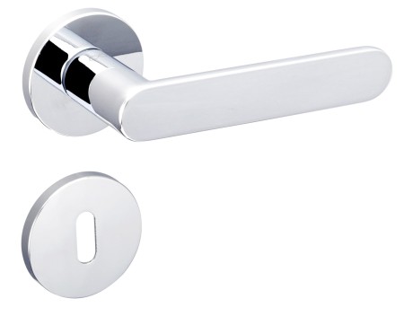 Klamka Wenus Fit KWF O 700 chrom połysk szyld okrągły Infinity Line