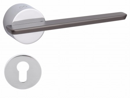 Klamka Gemello KGML 700/200 szyld okrągły chrom/tytan Italian Design