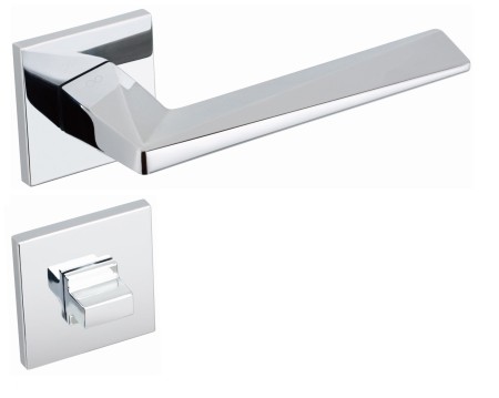 Klamka Diamond Fit KDF 700 szyld kwadratowy chrom połysk Infinity Line