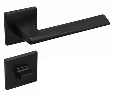 Klamka Diamond Fit KDF B00 szyld kwadratowy czarny Infinity Line