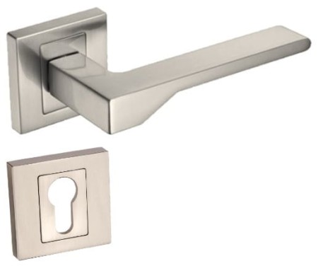 Klamka Nove KNV 300 satyna szyld kwadratowy Infinity Line