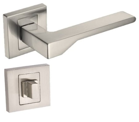 Klamka Nove KNV 300 satyna szyld kwadratowy Infinity Line