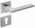 Klamka Shark FIT KSH M700 chrom - mat szyld kwadratowy Infinity Line