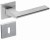 Klamka Shark FIT KSH M700 chrom - mat szyld kwadratowy Infinity Line
