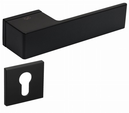 Klamka Polo KPOL B00 szyld RRT czarna Italian Design