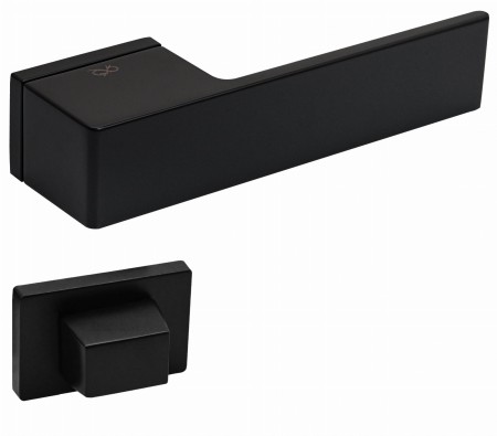 Klamka Polo KPOL B00 szyld RRT czarna Italian Design