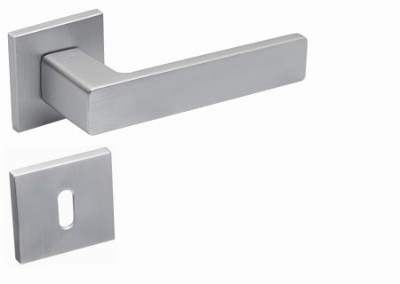 Klamka Cavo Fit KVO M700 rozeta kwadratowa chrom - mat Infinity Line