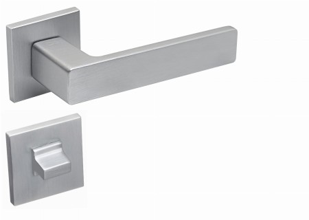 Klamka Cavo Fit KVO M700 rozeta kwadratowa chrom - mat Infinity Line