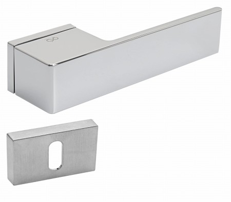 Klamka Polo KPOL M700 szyld RRT chrom - mat Italian Design