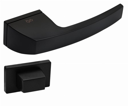 Klamka Spectra KSPC B00 szyld RRT czarna Italian Design