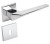 Klamka Ice Fit KCE 700 rozeta kwadratowa chrom Italian Design