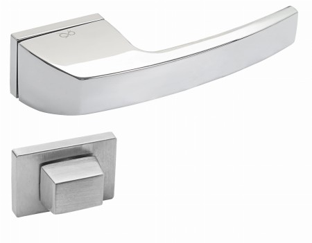 Klamka Spectra KSPC M700 szyld RRT chrom - mat Italian Design