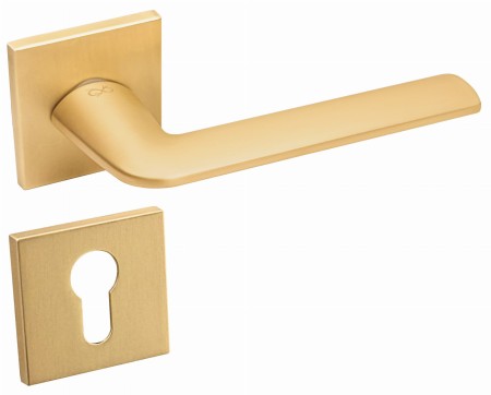 Klamka Stinger KSR MG00 rozeta kwadrat złoty-mat Infinity Line