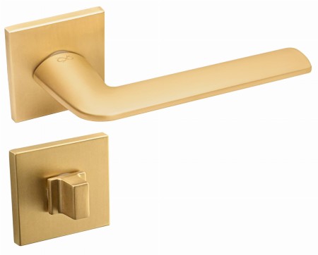 Klamka Stinger KSR MG00 rozeta kwadrat złoty-mat Infinity Line