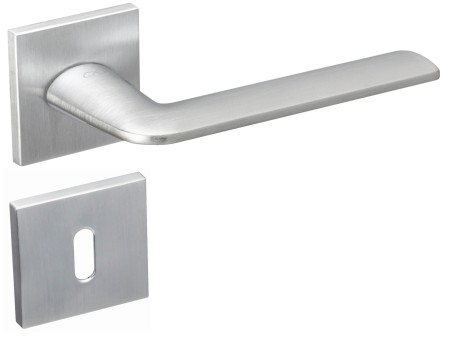 Klamka Stinger Fit KSR M700 chrom - mat szyld kwadratowy Infinity Line