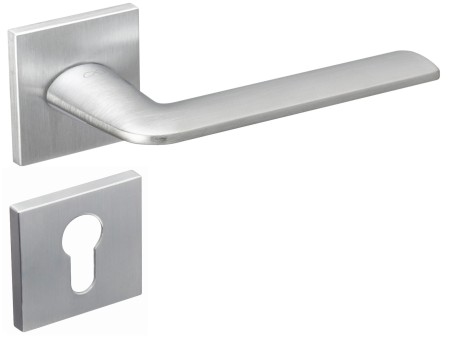 Klamka Stinger Fit KSR M700 chrom - mat szyld kwadratowy Infinity Line