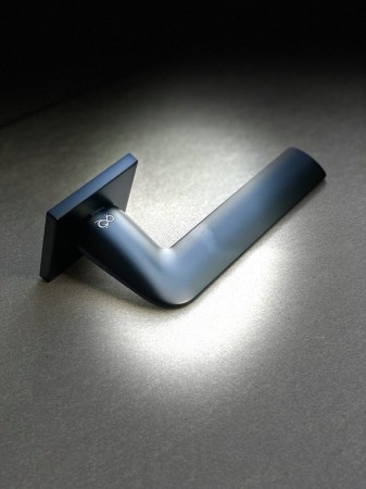 Klamka Stinger Fit KSR B00 szyld kwadratowy czarny Infinity Line