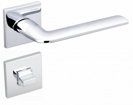 Klamka Stinger Fit KSR B00 szyld kwadratowy chrom połysk Infinity Line