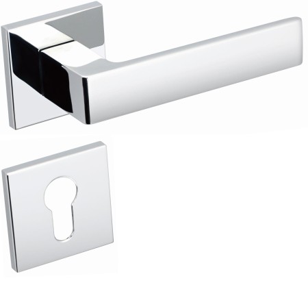 Klamka Apollo FIT KAF 700 szyld kwadratowy chrom Infinity Line