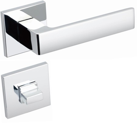 Klamka Apollo FIT KAF 700 szyld kwadratowy chrom Infinity Line