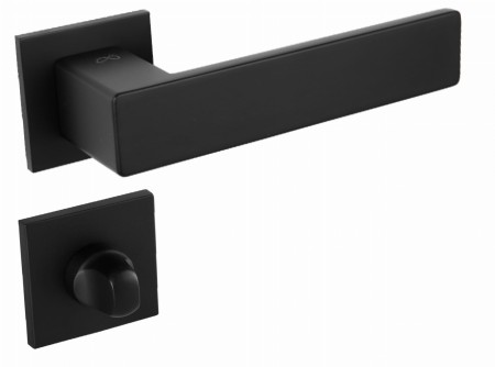 Klamka Imperia KIMP S BOO czarna szyld kwadratowy SLIM Infinity Line