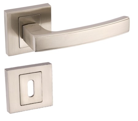 Klamka Hermes KHR 300 satyna szyld kwadratowy Infinity Line