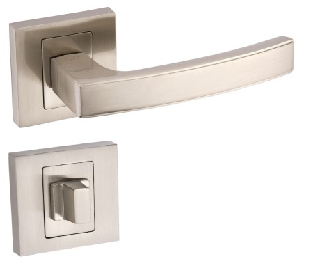 Klamka Hermes KHR 300 satyna szyld kwadratowy Infinity Line