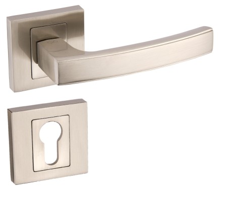 Klamka Hermes KHR 300 satyna szyld kwadratowy Infinity Line