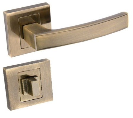 Klamka Hermes KHR 400 patyna szyld kwadratowy Infinity Line