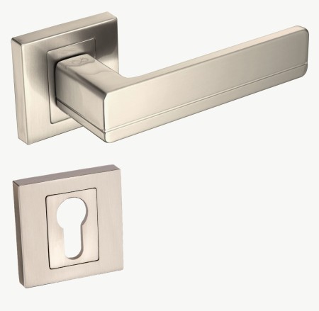 Klamka Platon KPL 300 satyna szyld kwadratowy Infinity Line