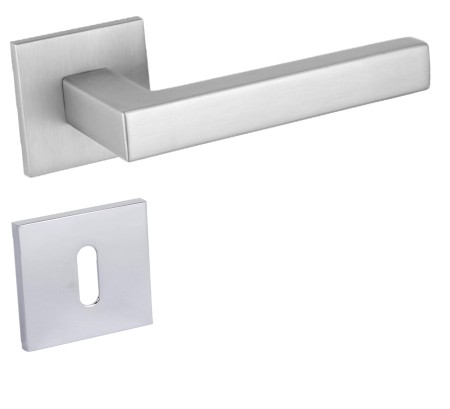 Klamka Stella KSTE S M7OO chrom mat szyld kwadratowy slim Italian Design