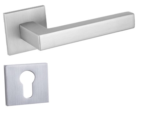 Klamka Stella KSTE S M7OO chrom mat szyld kwadratowy slim Italian Design