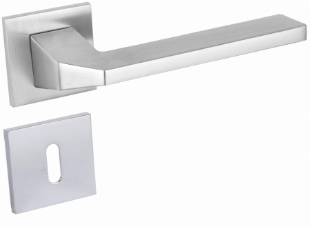 Klamka Etna KETA S M700 szyld kwadratowy slim Italian Design